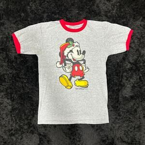 Vintage christmas mickey mouse tshirt